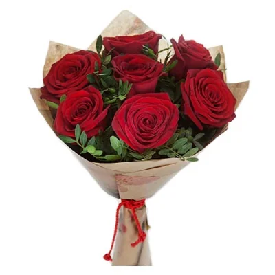 Bouquet of 7 Red Roses
