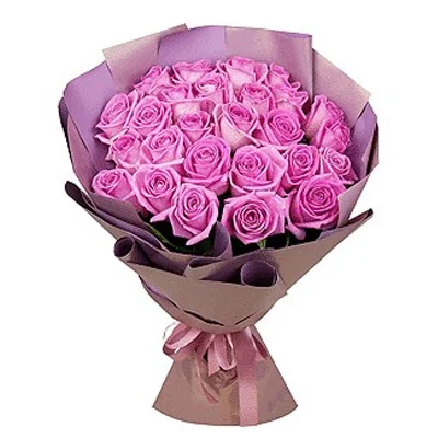 25 Pembe Gül Buketi
